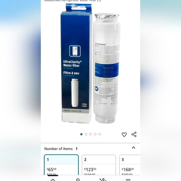 Bosch UltraClarity Pro Water Filter For Refrigerator - New - Picture 2 of 6